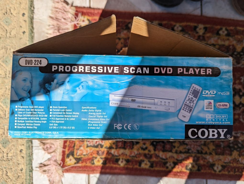 Coby DVD-224 Compact DVD Player