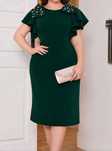 Rochie verde elegantă