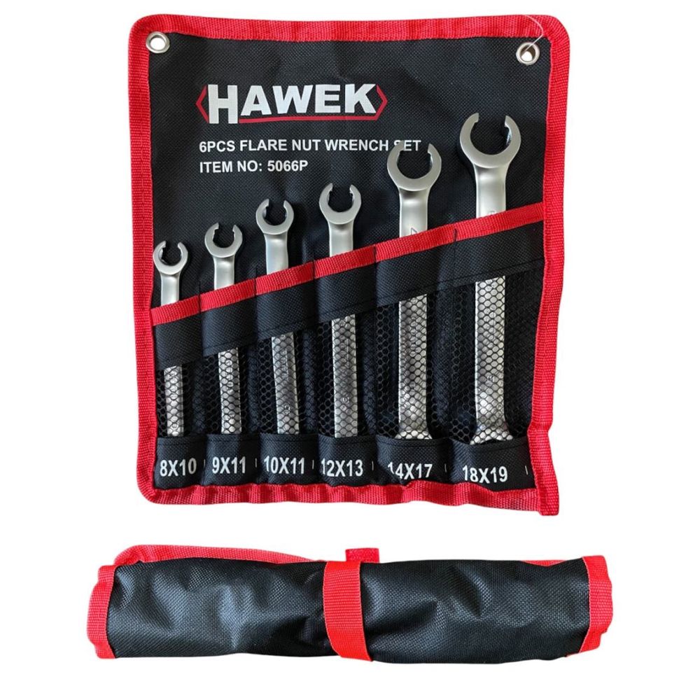 Комплект срязани ключове 6 части HAWEK