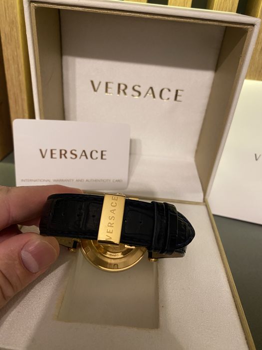 Versace V-Race GMT Alarm 46mm Gold Plated 18K
