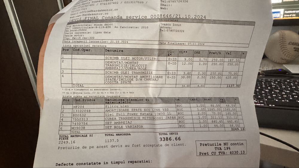 Honda SH300i ABS 2010 – Întreținut exemplar, pregătit de drum!