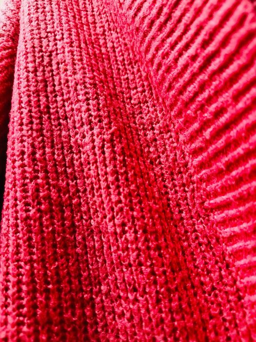 Cardigan roz bonbon din lână