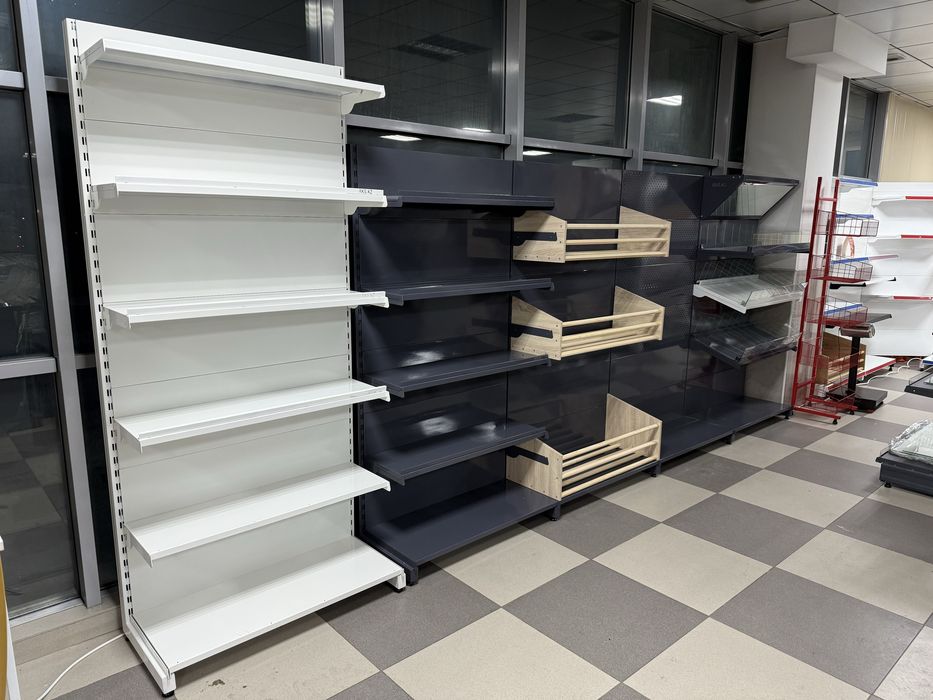 Стеллажи полки торговое оборудование для магазина