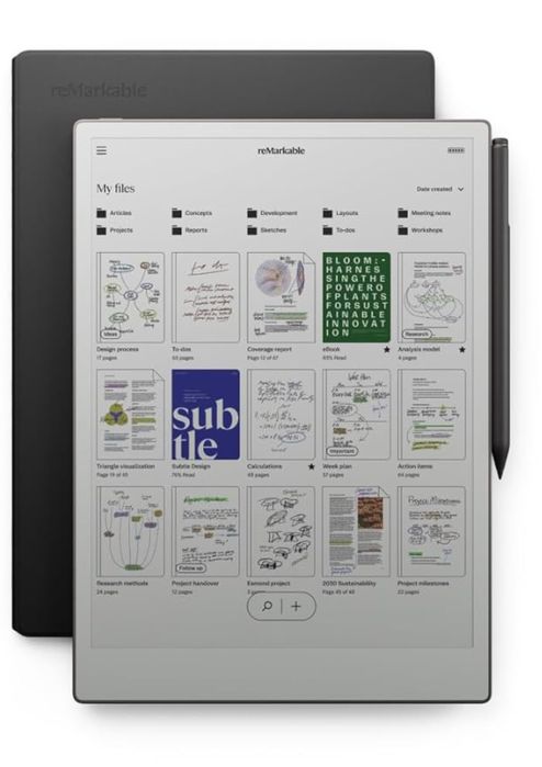 reMarkable Paper Pro +Book folio+ Marker plus mosaic Weave