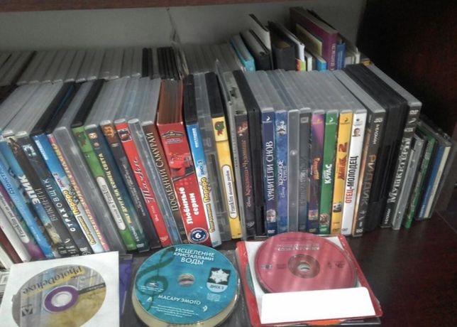 Продаю диски CD, DVD, видеокассеты