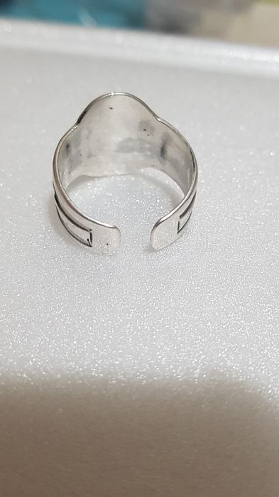 Superb inel ghiul argint masiv 925 Egiptean,crucea ankh,poansonat,