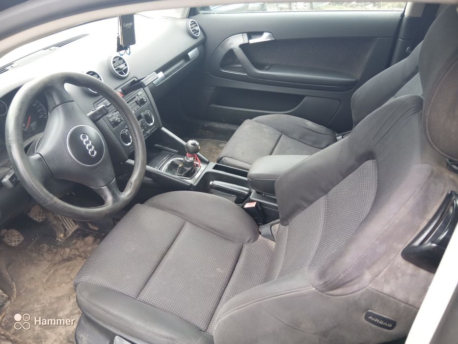 Продавам Audi a3 8p на части 2000 кубика 140кс TDI 6скорости