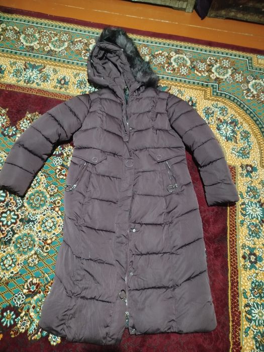 Зимняя длинная куртка балонка