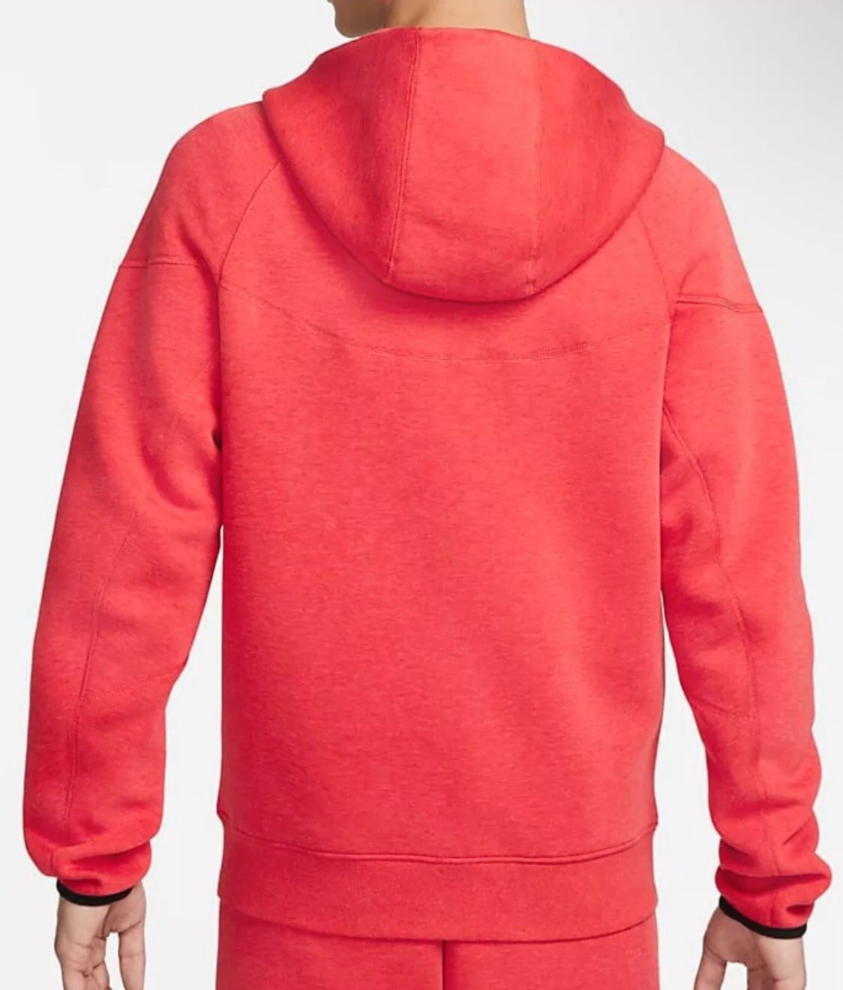 Nike Tech Fleece Windrunner - Червен XXL I