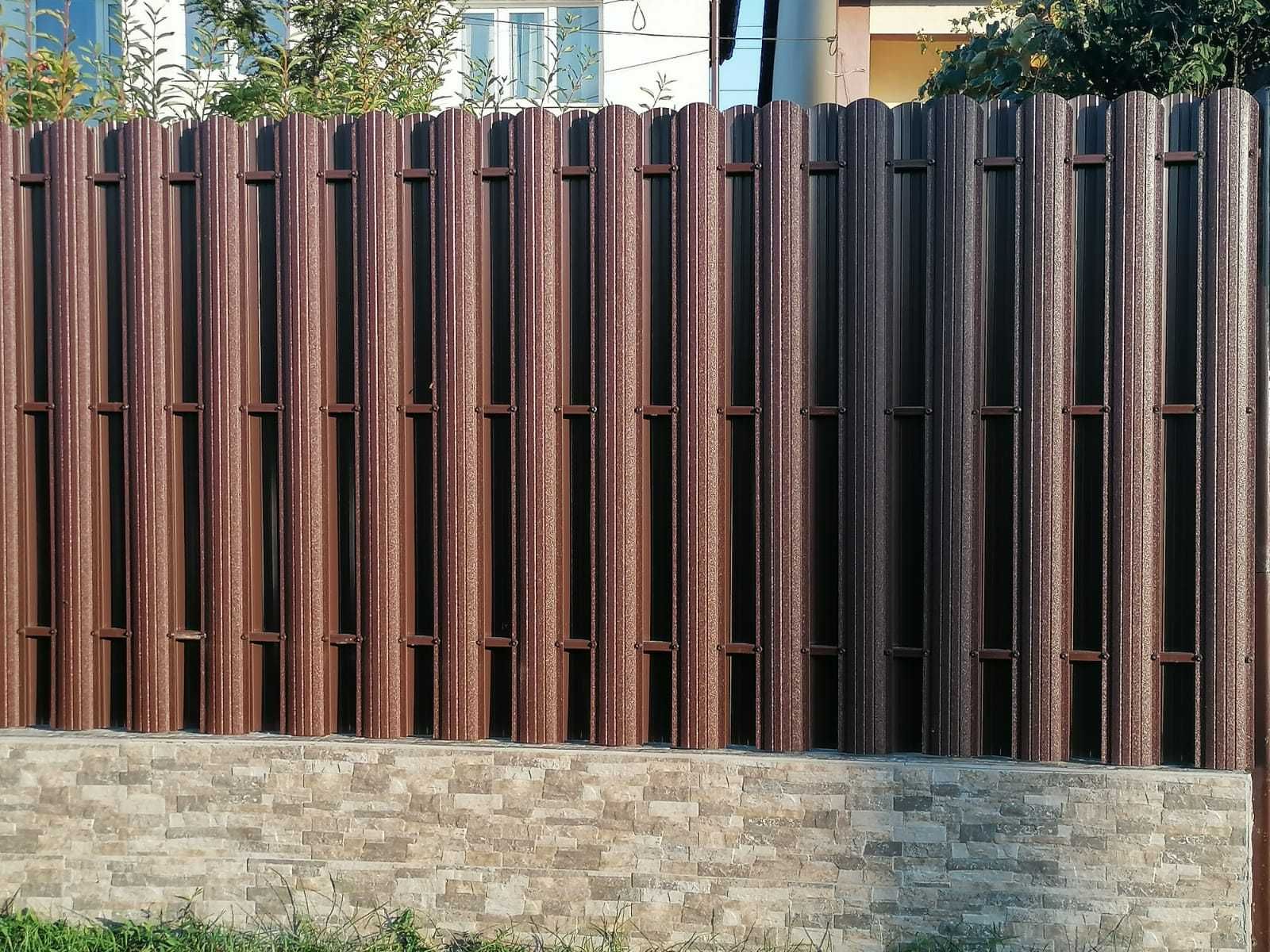 Gard tip jaluzea/ panou sipca metalica 0.60 mm pentru porti si gard