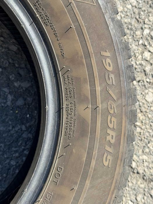 ЗИМНИ Гуми HANKOOK 195/65/15 с ДОТ 38/2022г.
