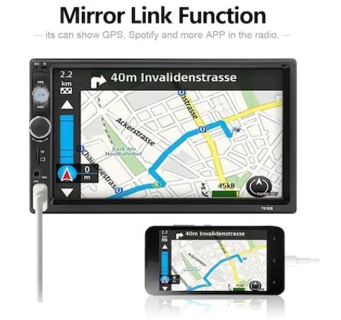 MP5 player multimedia android 2DIN USB  BT navigatie GPS audio video