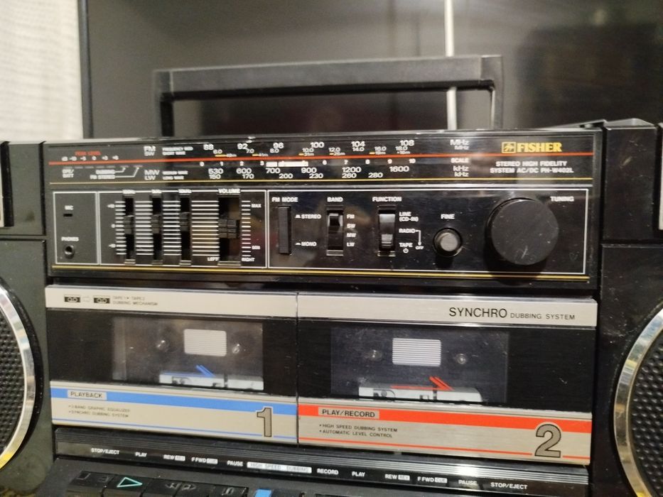 Radiocasetofon FISHER Boombox