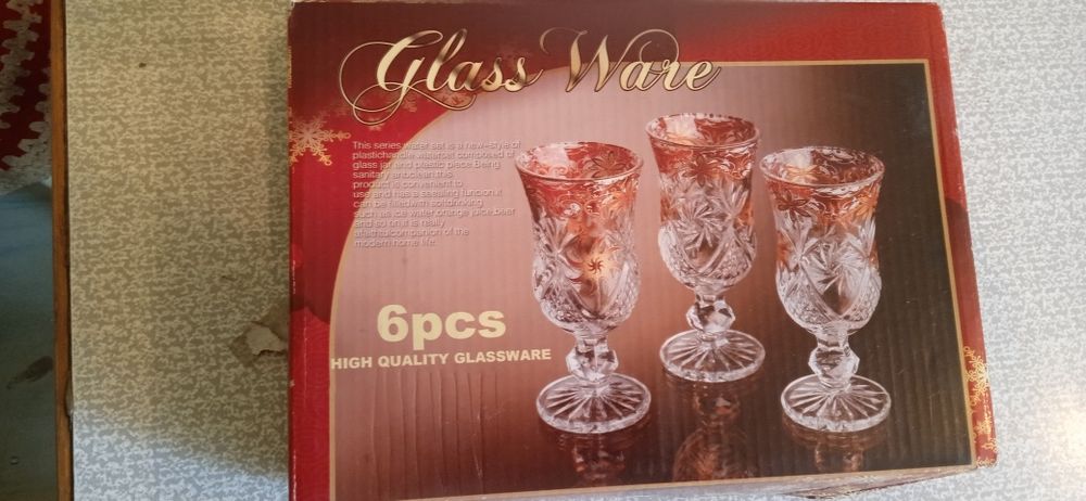 Рюмки новые стекло смотрите фото