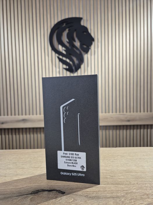 Samsung Galaxy S25 Ultra 512gb/12gb Black Duos Sigilat/Fact+Garantie