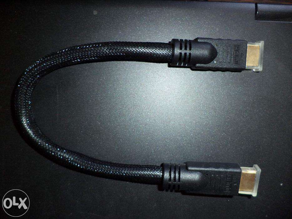 Cablu HDMI-HDMI, 22cm, contacte aurite