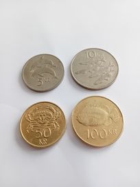 Монети Исландия 4 броя