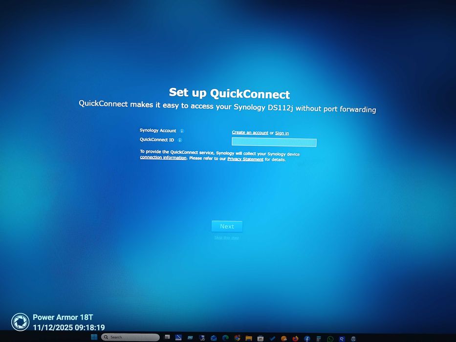 Vand NAS Synology DS-112J