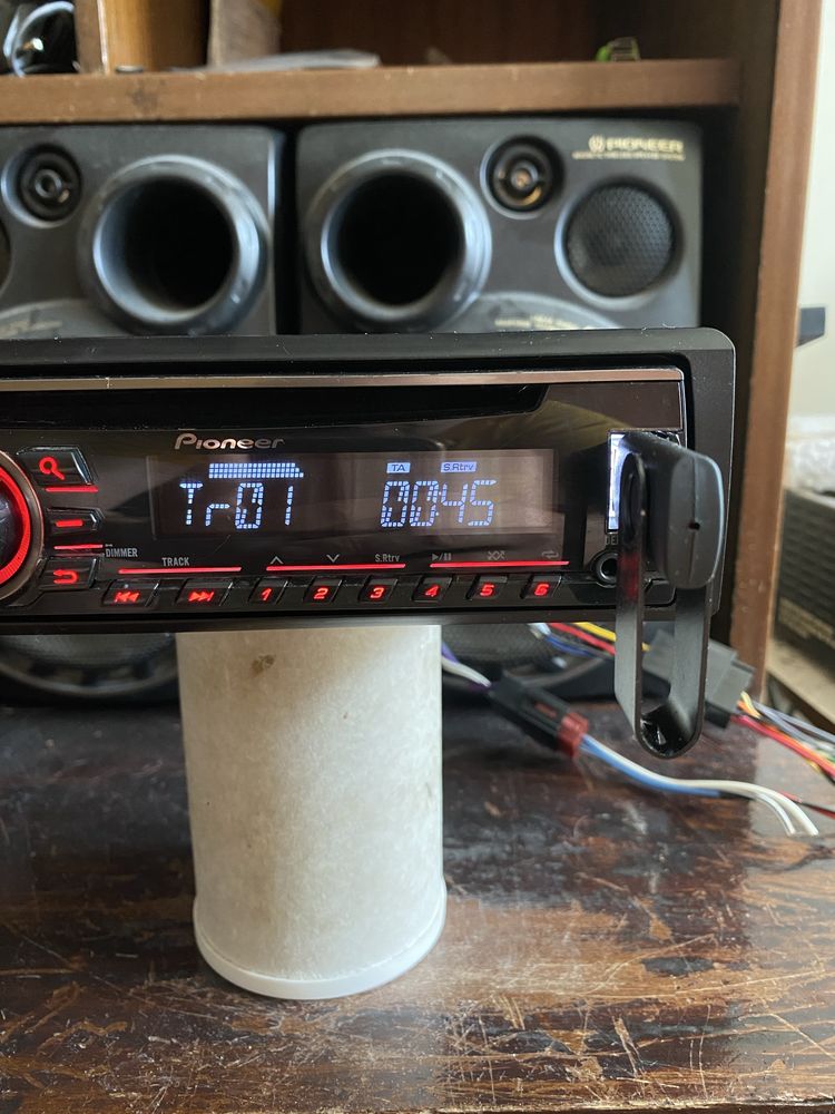 Pioneer deh-4700bt - BLUETOOTH USB Aux радио плеър за кола cd mp3 сд