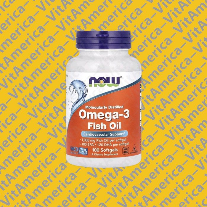 Омега-3 (1.000 мг), 100 капсул.
