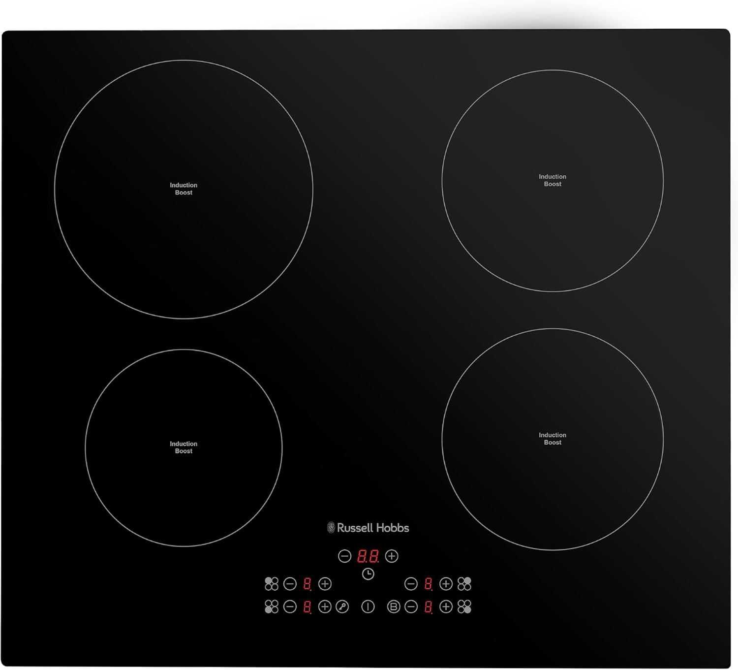 Индукционен котлон Russell Hobbs, ширина 59 см, с 4 зони, RH60IH413B