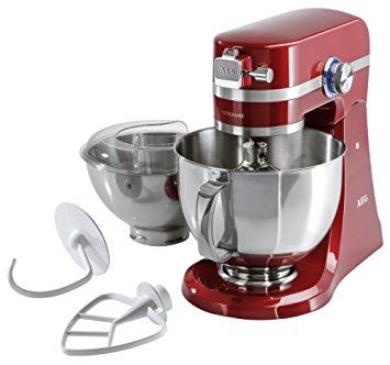 Планетарен миксер тестобъркачка AEG KM4000 с 2 купи 1000W kitchenaid