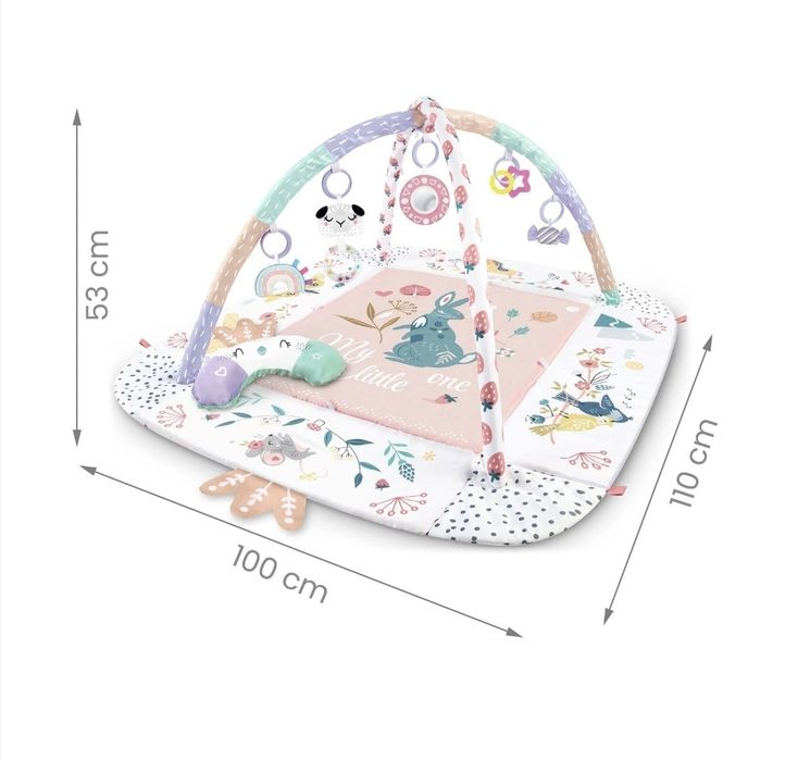 Активна гимнастика за бебе/Подложка за активност/ Пространство за игр