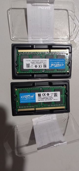 Crucial DDR3 2x4 GB 1600 MHz 1.35 V SODIMM