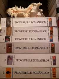 Proverbele românilor,6 volume cartonate Iuliu Zanne, ediție Anastatica