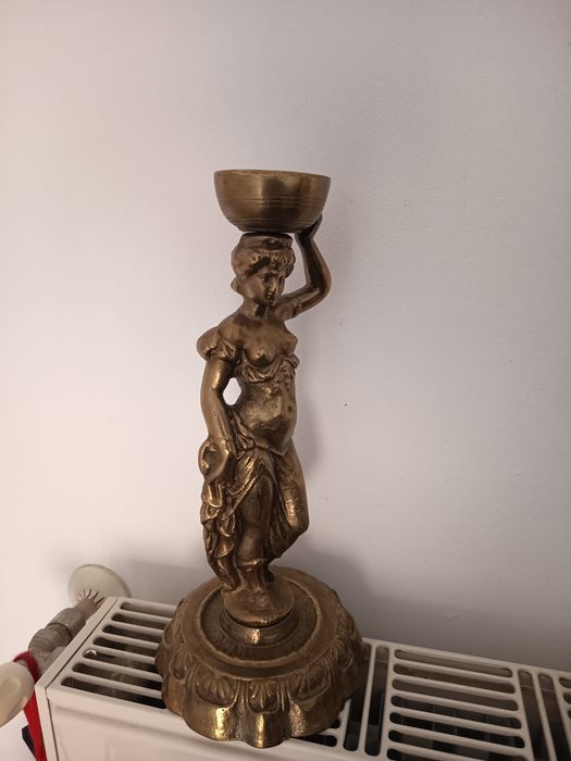 Statueta Veche Masiva Bronz/Alama Nud