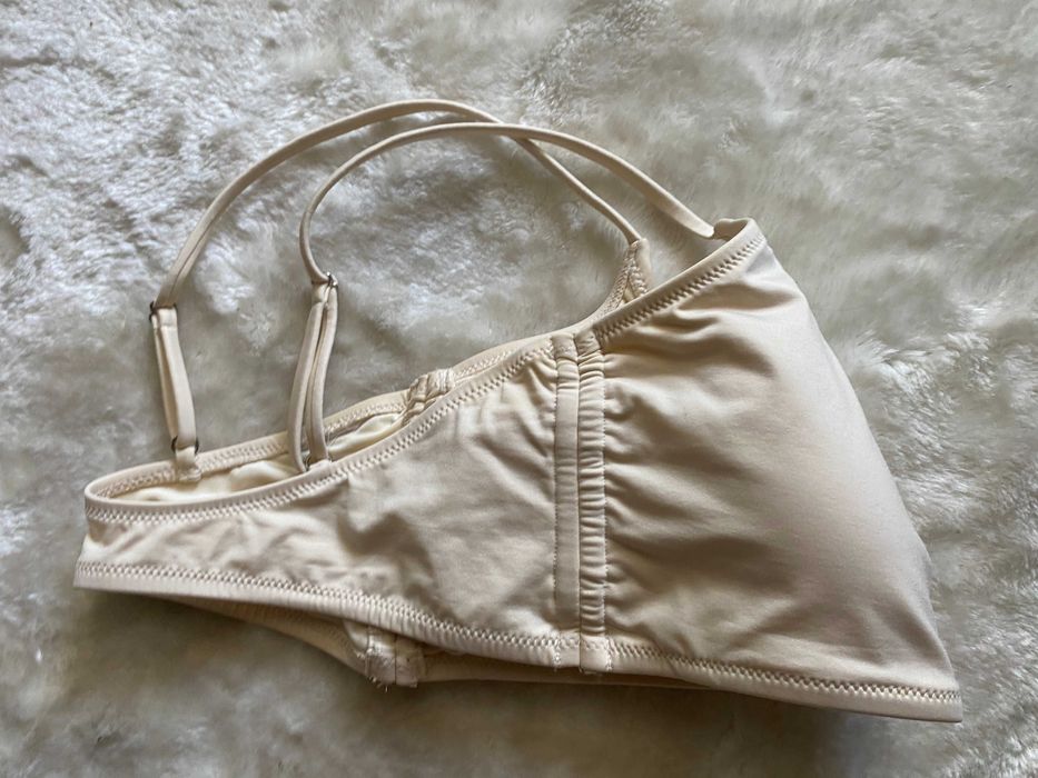 Bustiera de baie nude/bej, S/36, bretele reglabile, nou, waikiki