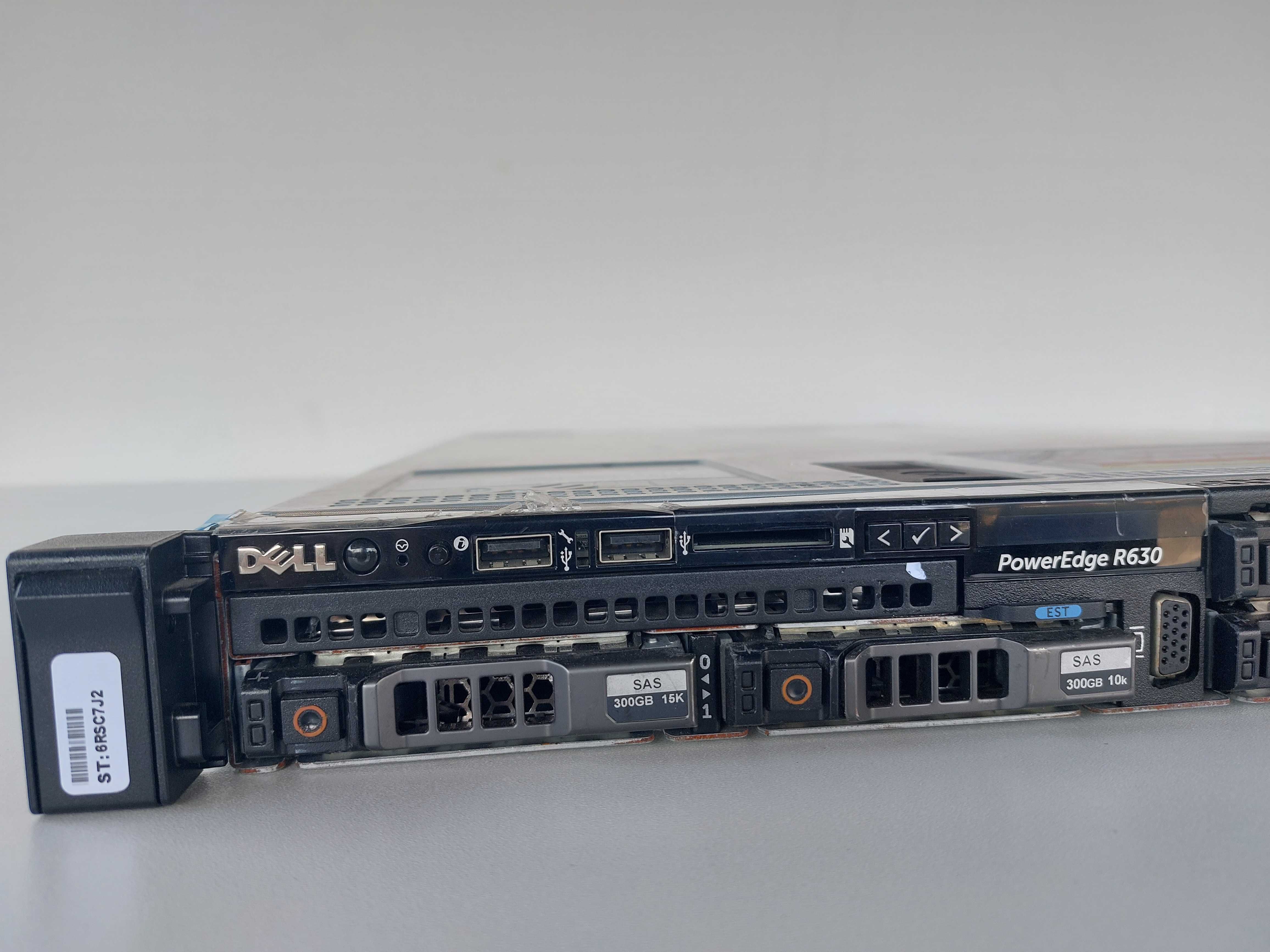 Сервер Dell R630 8SFF/2*E5-2640v4/DDR4 64Gb/2*SSD 480Gb/1год
