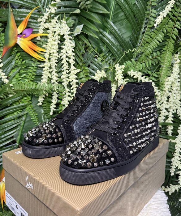 Christian Louboutin High Multi Black Spikes
