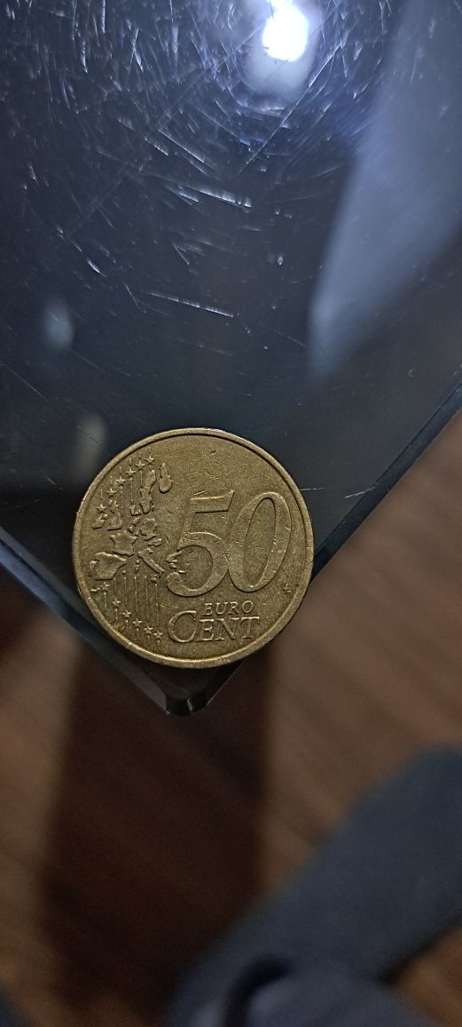 Moneda 50 cenți din 2002