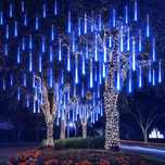 Коледни LED висулки падащ сняг METHEOR BLUE