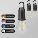 LED Къмпинг лампа  T01 с 3 режима на работа, акумулаторна крушка