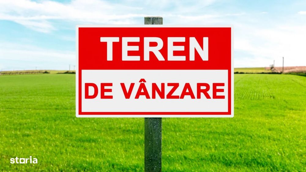 Teren intravilan 10000m2 Cluj-Napoca, langa aeroport, Acces asfalt/CFR