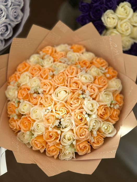 Buchete trandafiri săpun