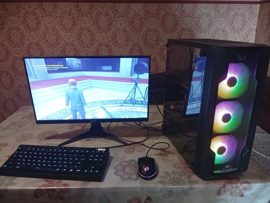 Игровой компьютер i7 6700 видео 8 гб в современном корпусе