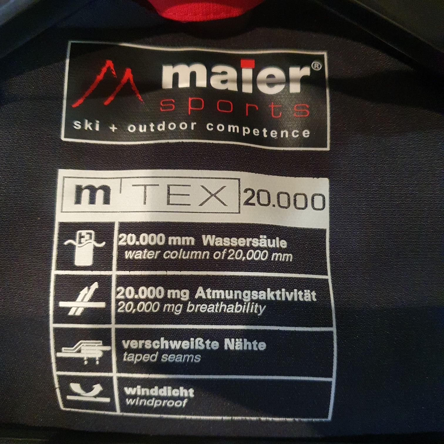 Maier 20000 mm XXXL Mammut, Arcteryx  Salewa