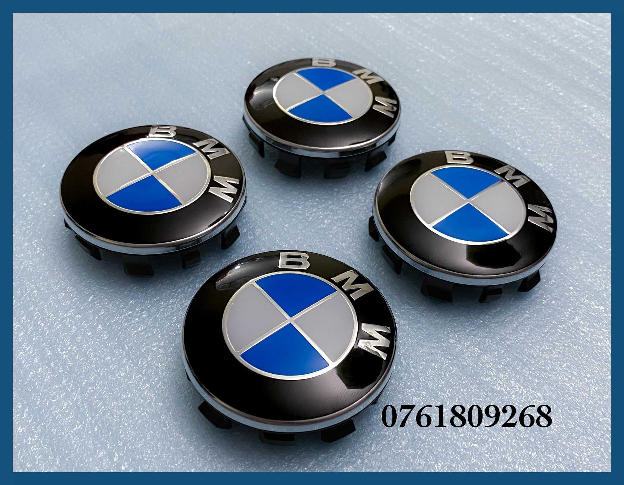 Set 4 capace 56mm jante aliaj BMW seria 1 2 3 4 5 6 7 X1 X3 X5 X6