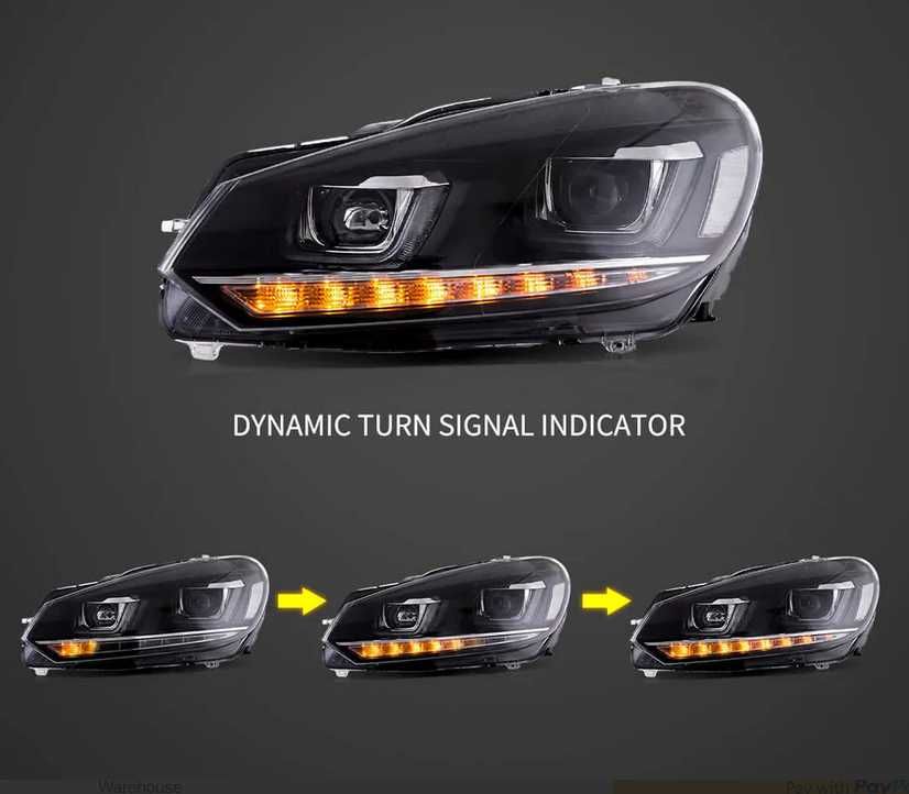 LED тунинг фарове Mk6 Volkswagen GOLF  2008-2014