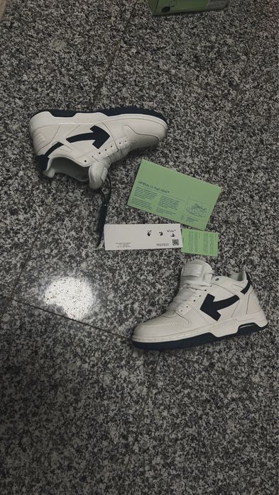 Off white out off office royal blue