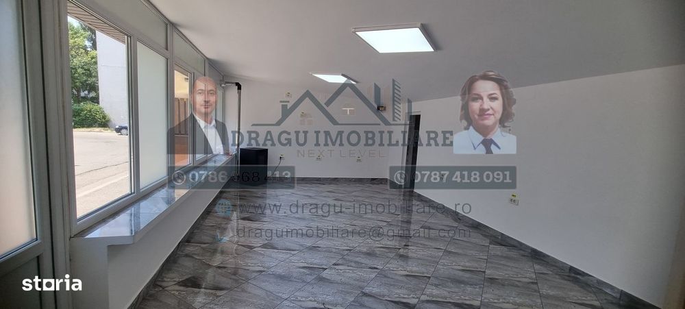 Spațiu comercial stradal – 65 mp, vizibilitate excelentă, zonă intens