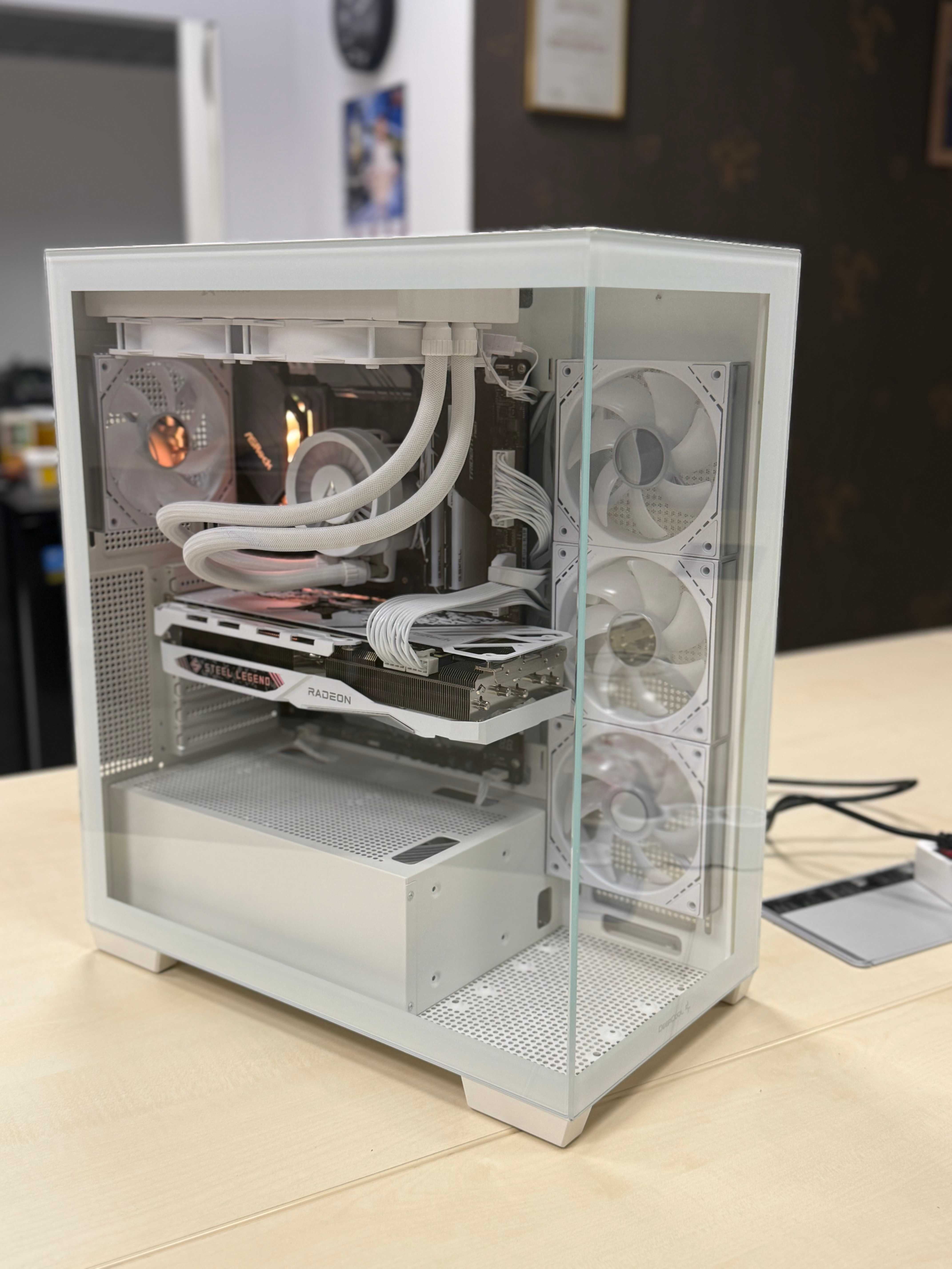 White Knight RGB Gaming PC/Ryzen 7 5700/32 GB RAM/ 1TB/7700XT 12 GB