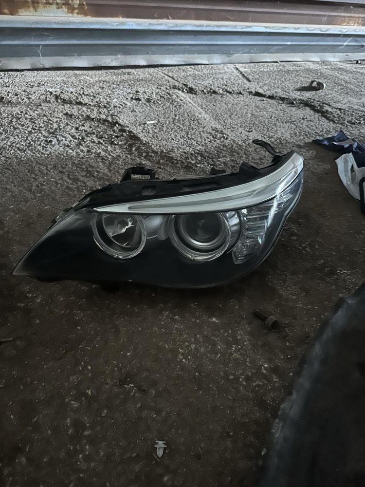 Бмв Е60 фейслифт фарове с букси
