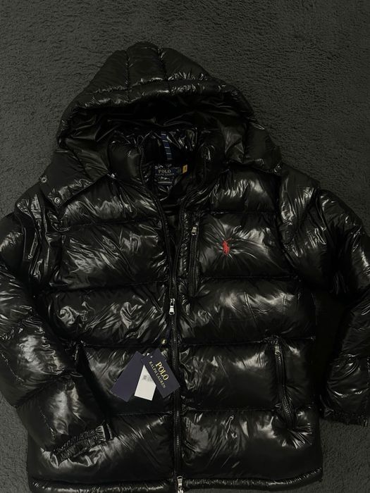 Geacă Polo Ralph Lauren puffer negru lucios mărimea S