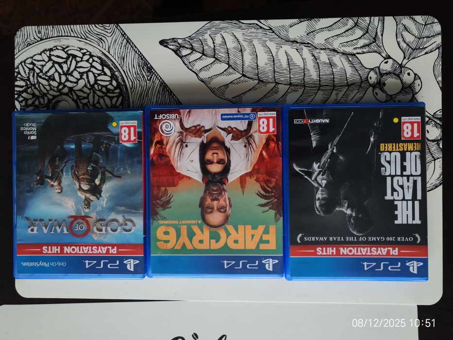 Игри за PS 4 God of War,The last of us, Farcry 6