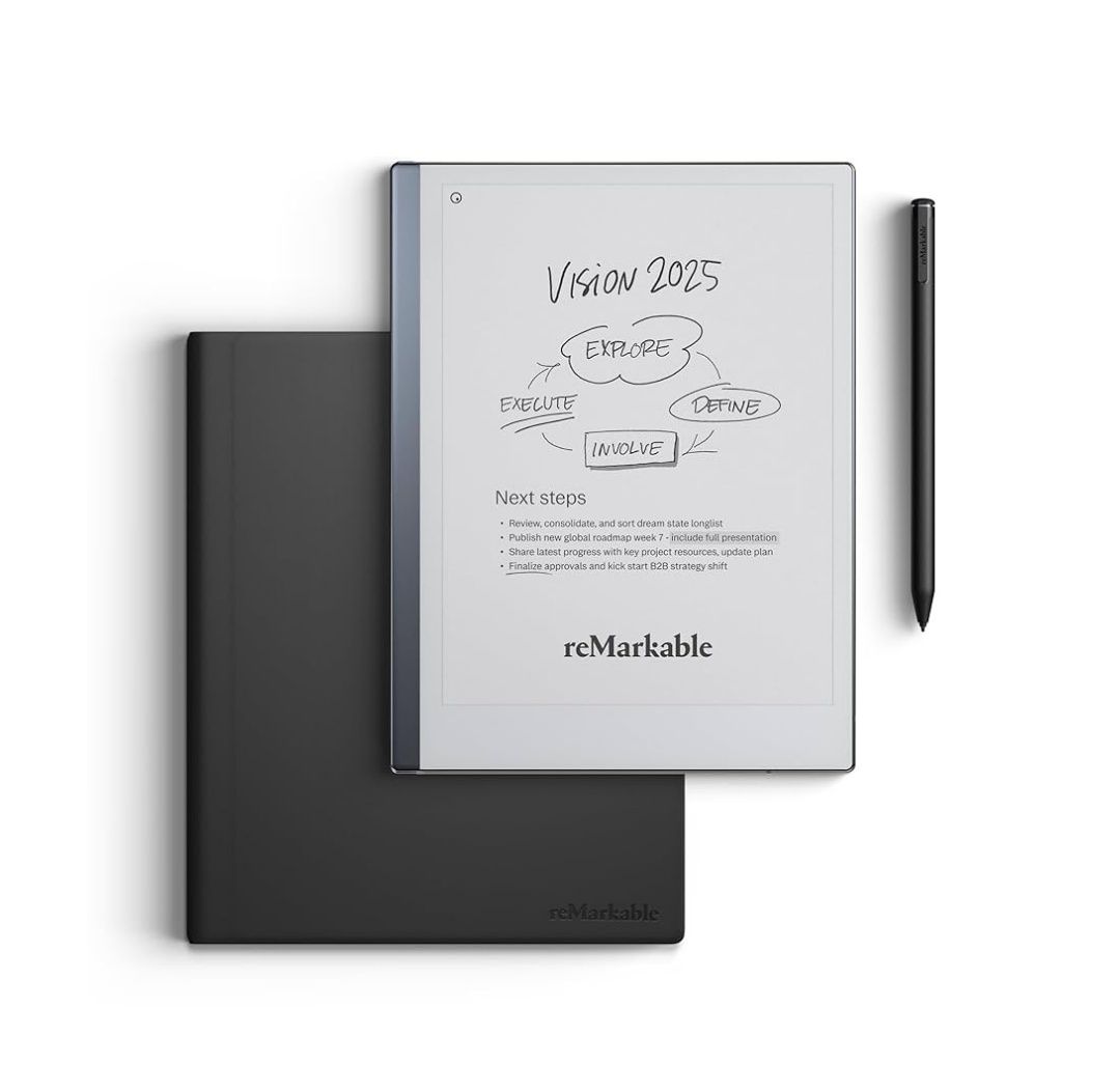Remarkable 2 + Marker Plus + Leather Book Folio