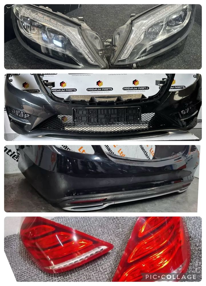Mercedes W222 AMG Line Предна Броня Задна Броня Стопове Фарове Решетка
